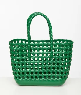 1970s Green Net Handbag