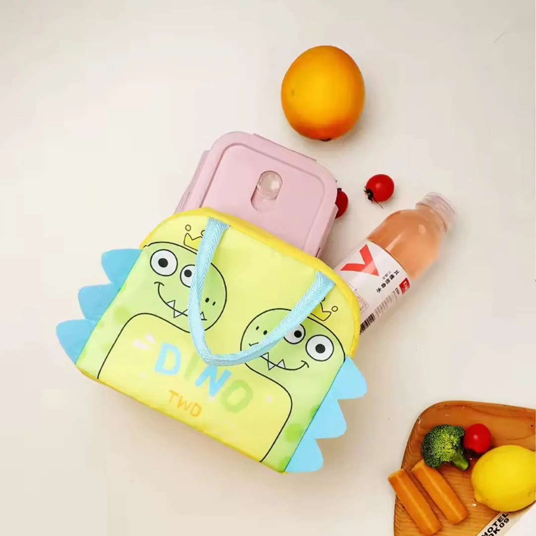 3D Dinosaur Design Small Lunch Bag for Kids (Dark Blue)