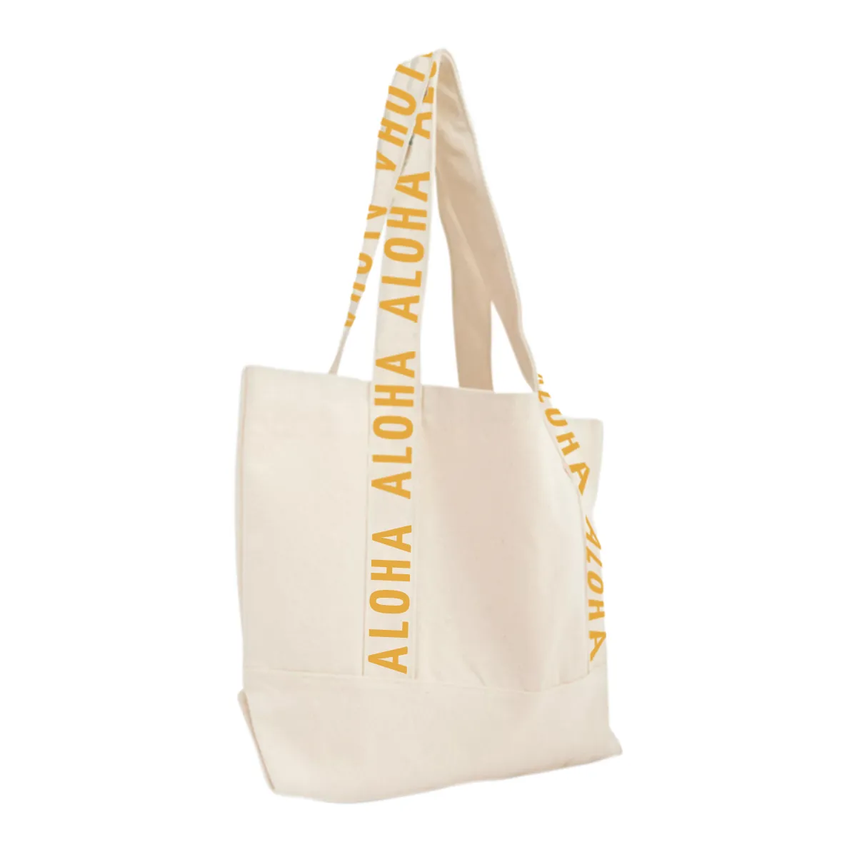 Aloha Strap Tote, Yellow