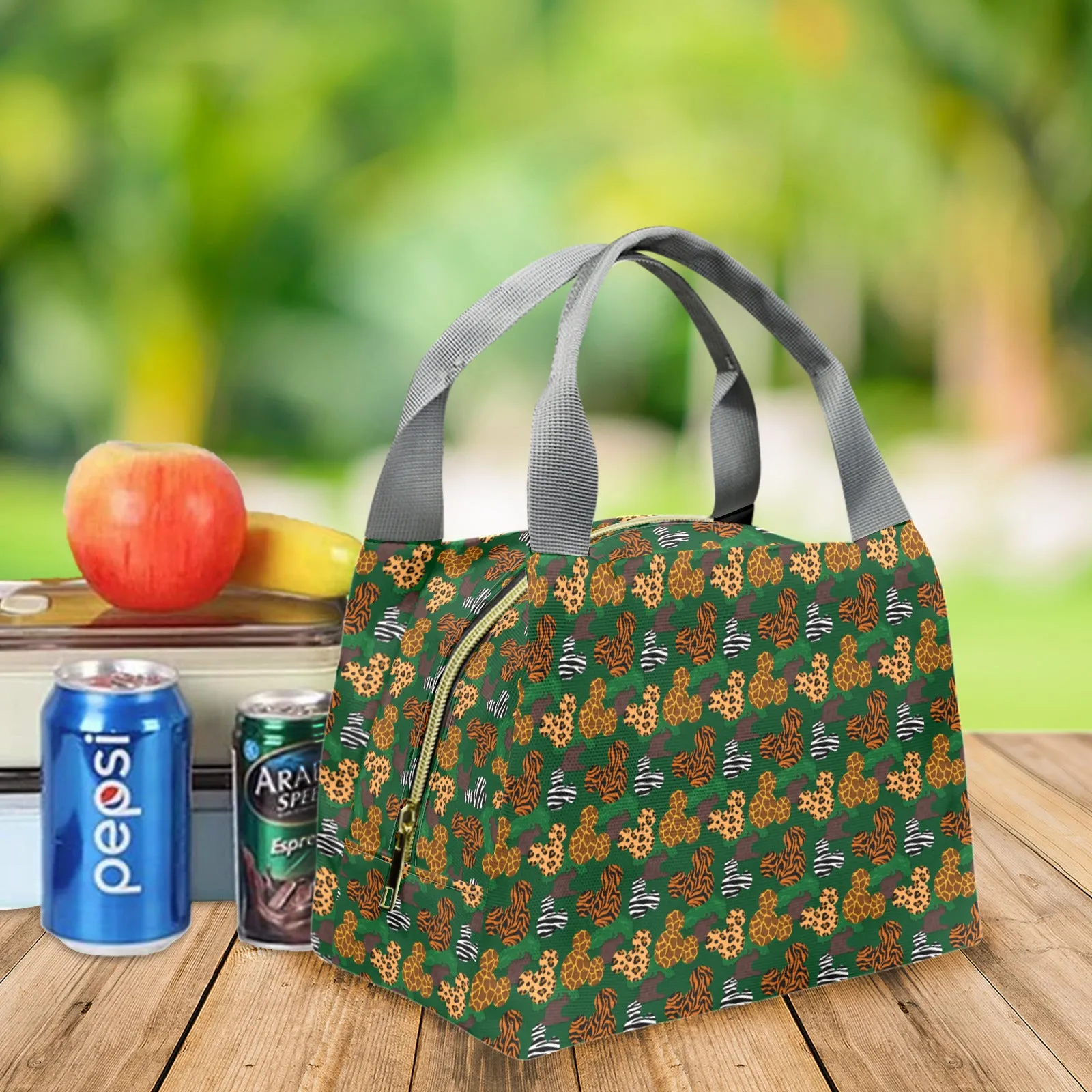 Animal Prints Portable Lunch Bag