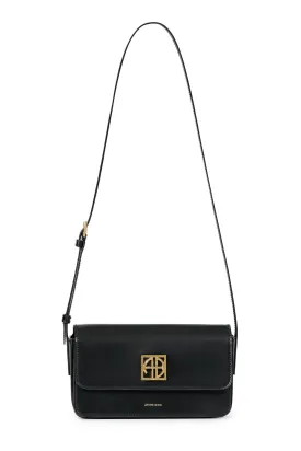 Anine Bing - Elly Crossbody Bag in High Shine Black