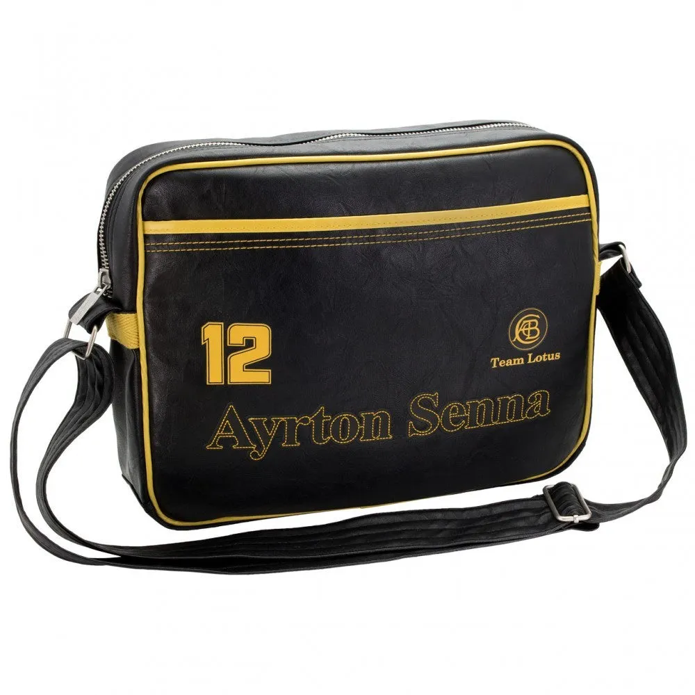 Ayrton Senna Portable Bag, Lotus, 36x29x9 cm, Black, 2017