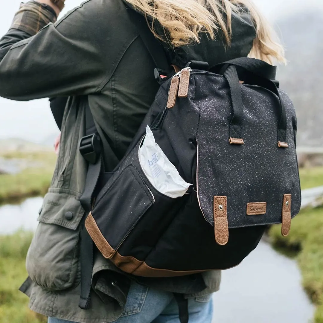 Babymel Robyn ECO Convertible Backpack - Black