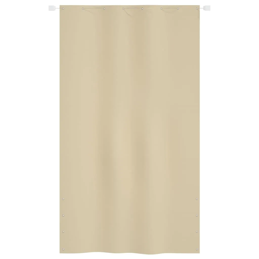 Balcony Screen Beige 140x240 cm Oxford Fabric