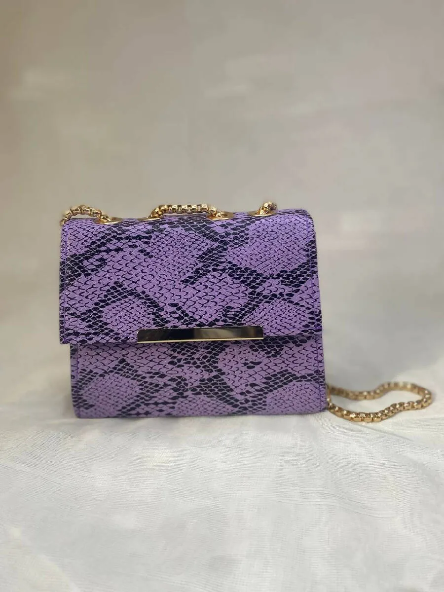 Bella Shop Women's Cross Bag Snake Print 380 g