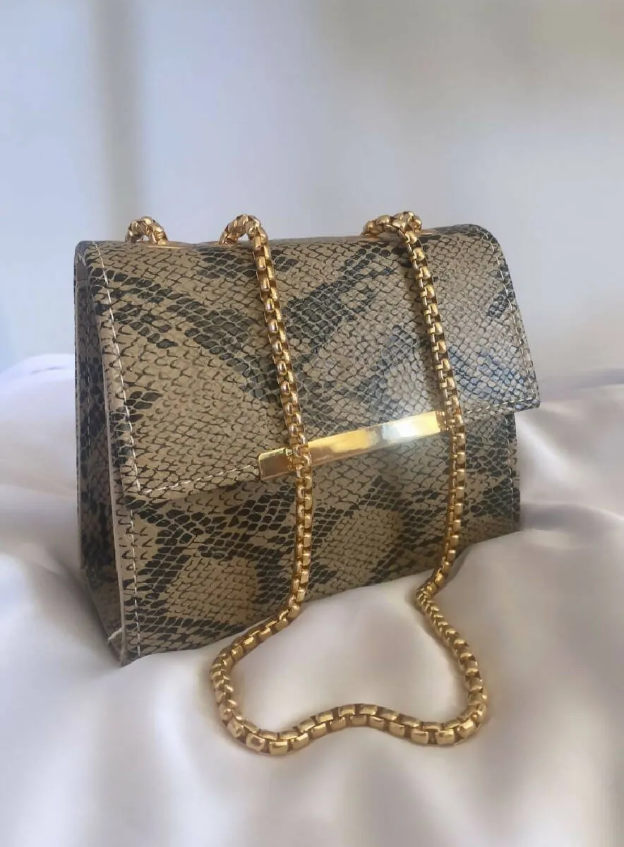 Bella Shop Women's Cross Bag Snake Print 380 g