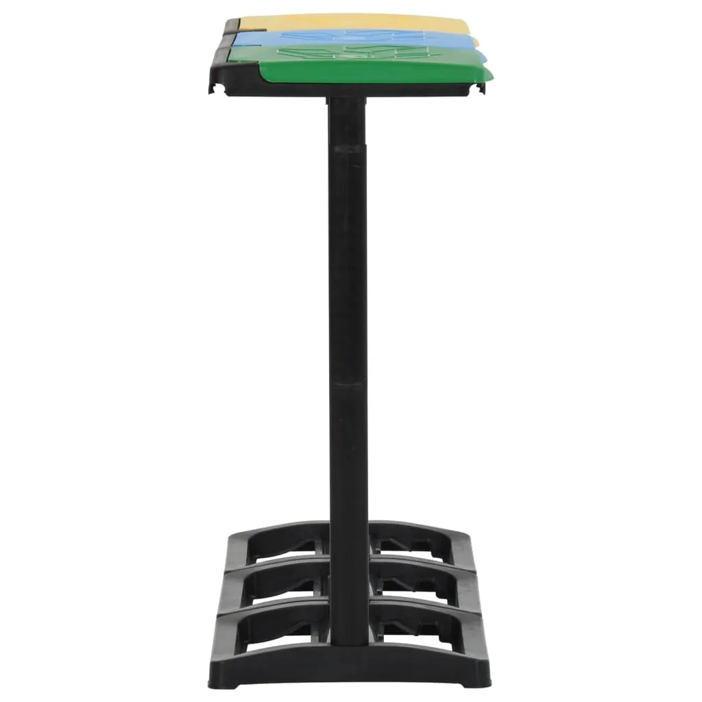 Bin Bag Stands with Lid 240-330 L Multicolour PP