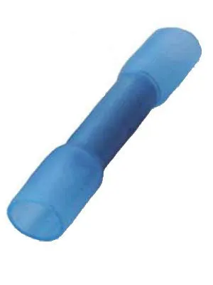 Blue Heat Shrink Butt Connectors with Adhesive Lining