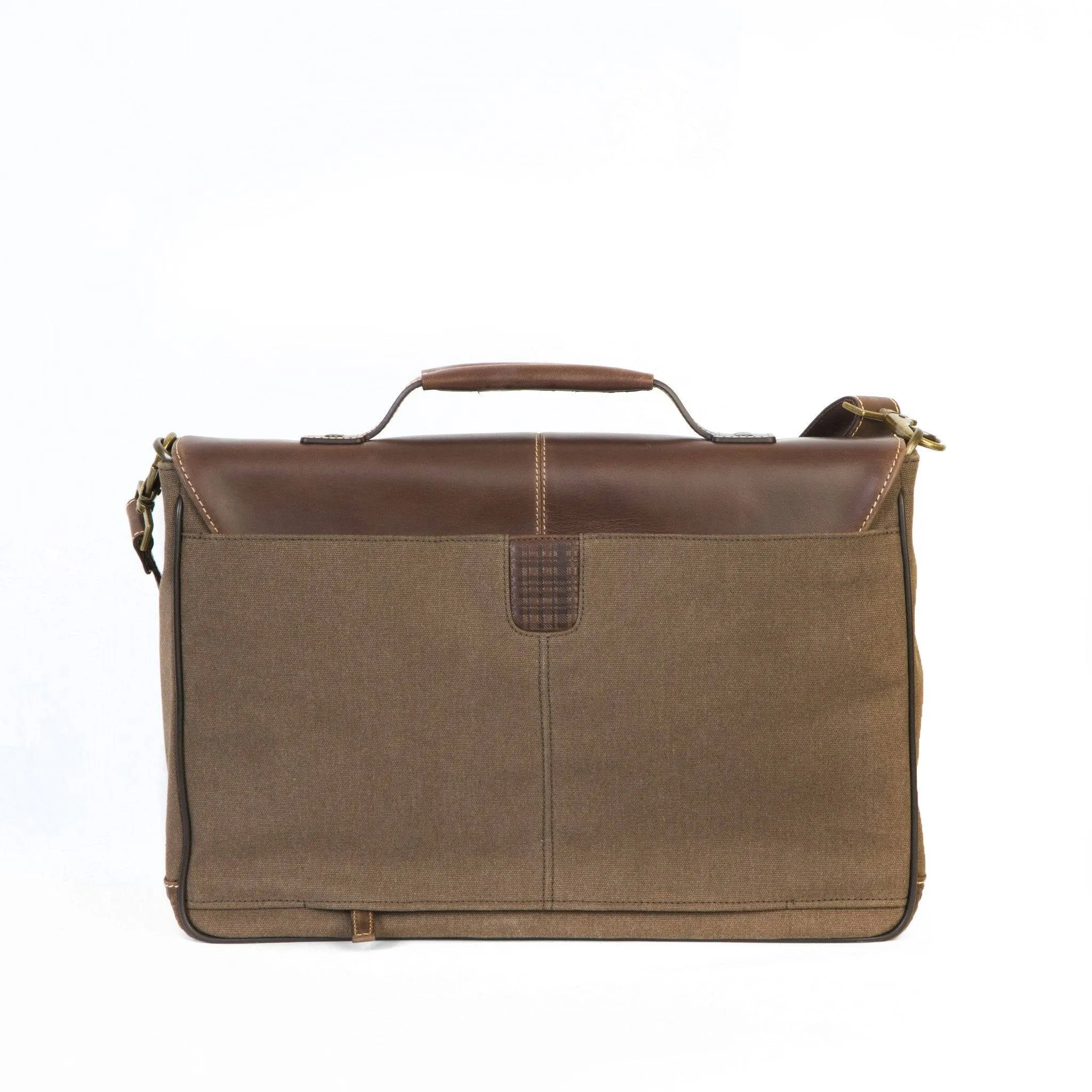 Bryant LTE Leather and Canvas Brokers Bag