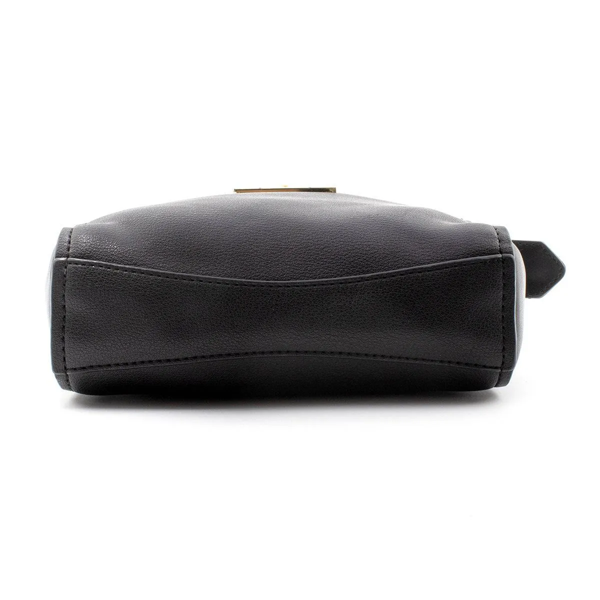 Calvin Klein Full Grain Shoulder Bags Leather Black Colour For Women