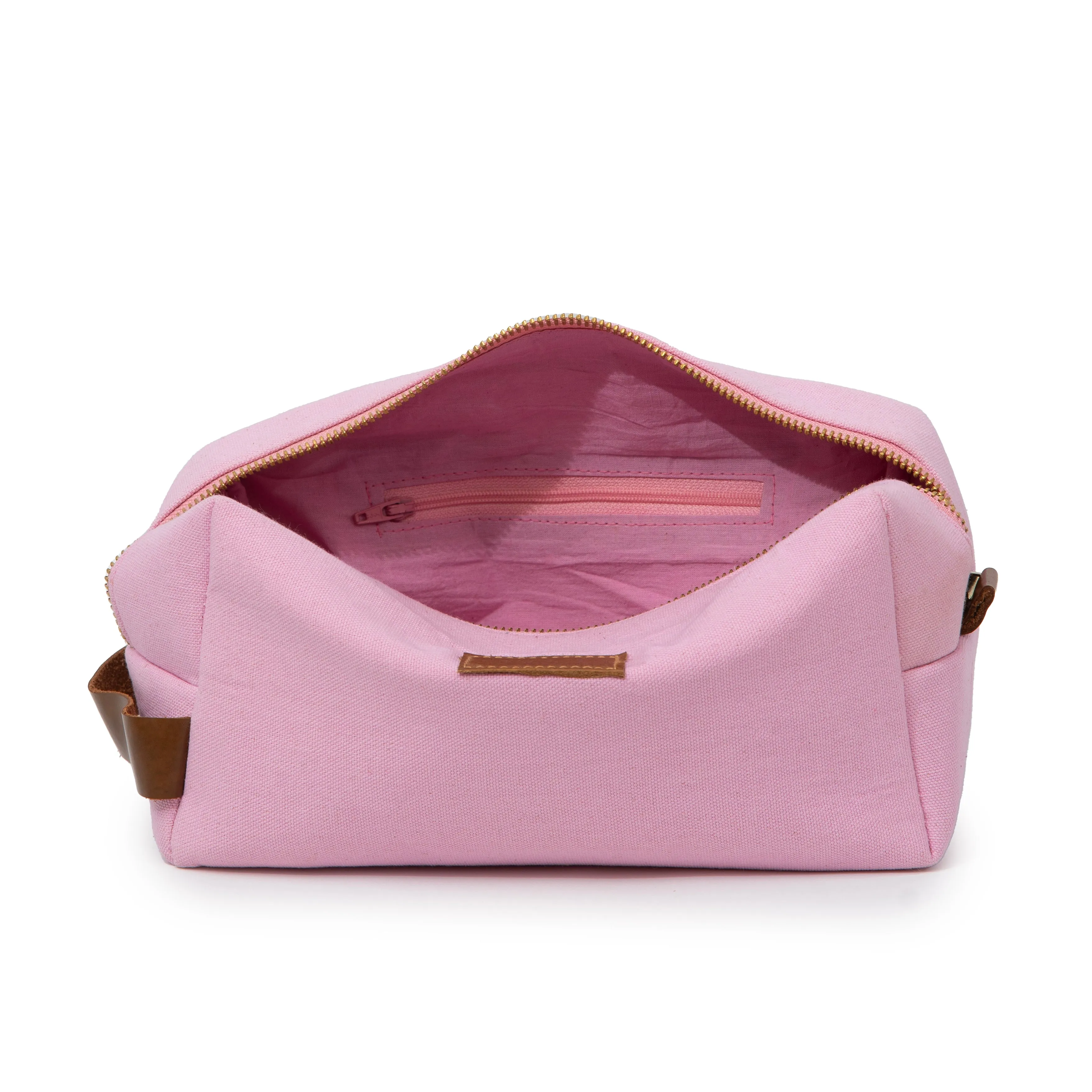 Canvas Box Organizer Pouch - Pink