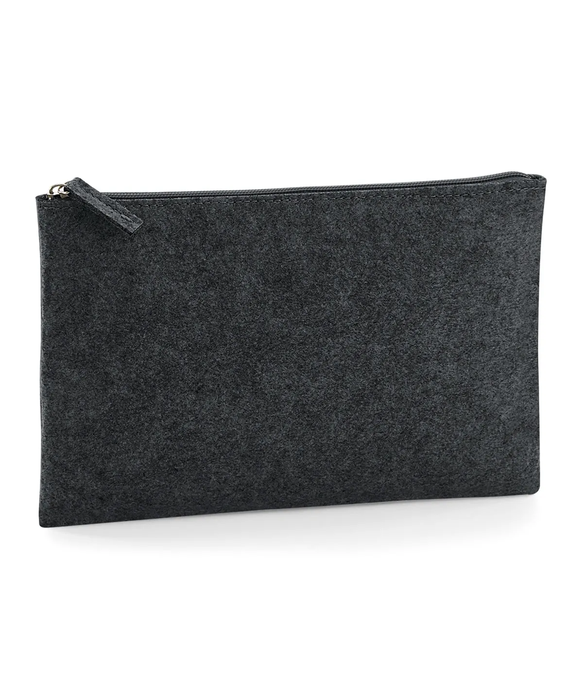 Charcoal Melange - Felt accessory pouch