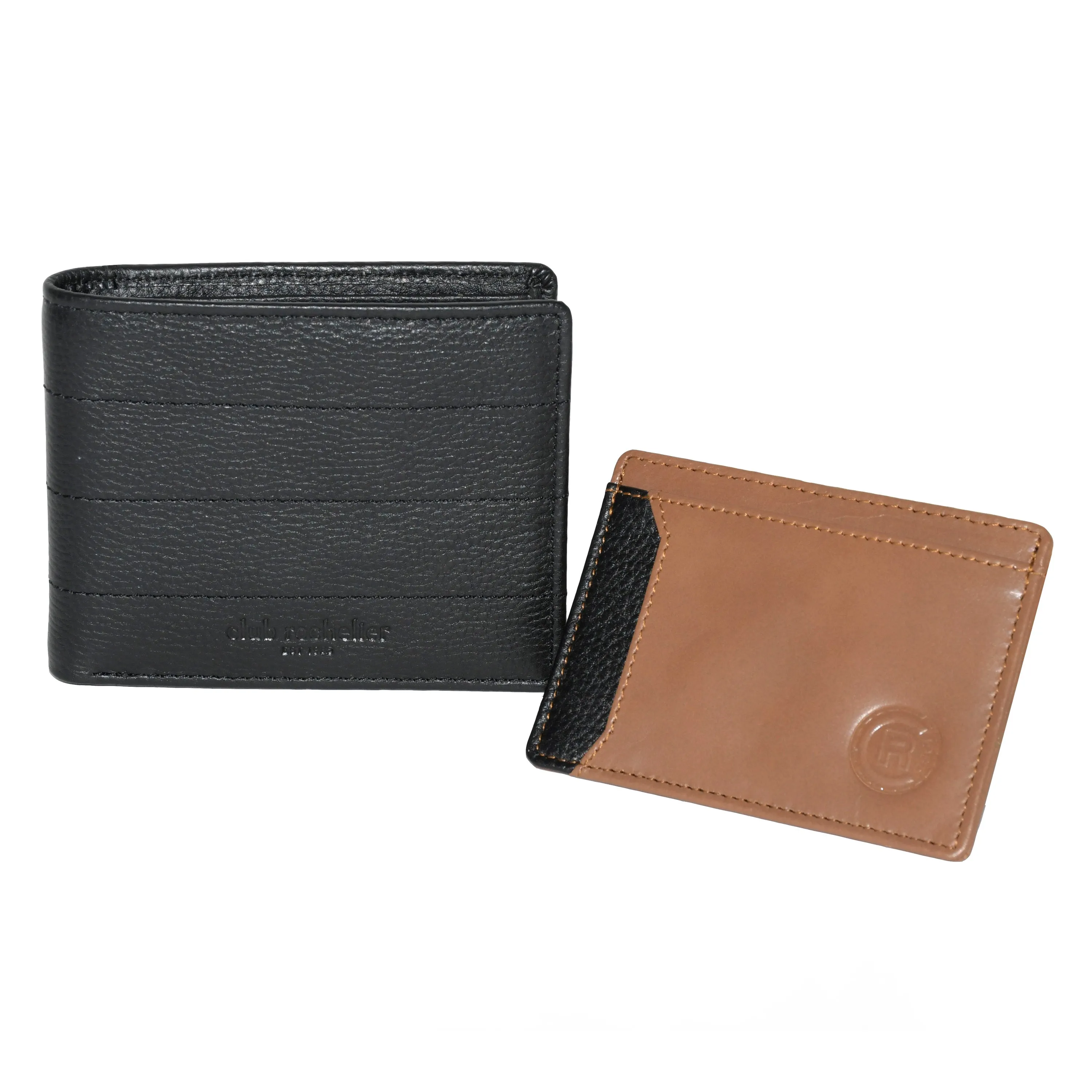 Club Rochelier Men's Billfold with Removable Card Holder