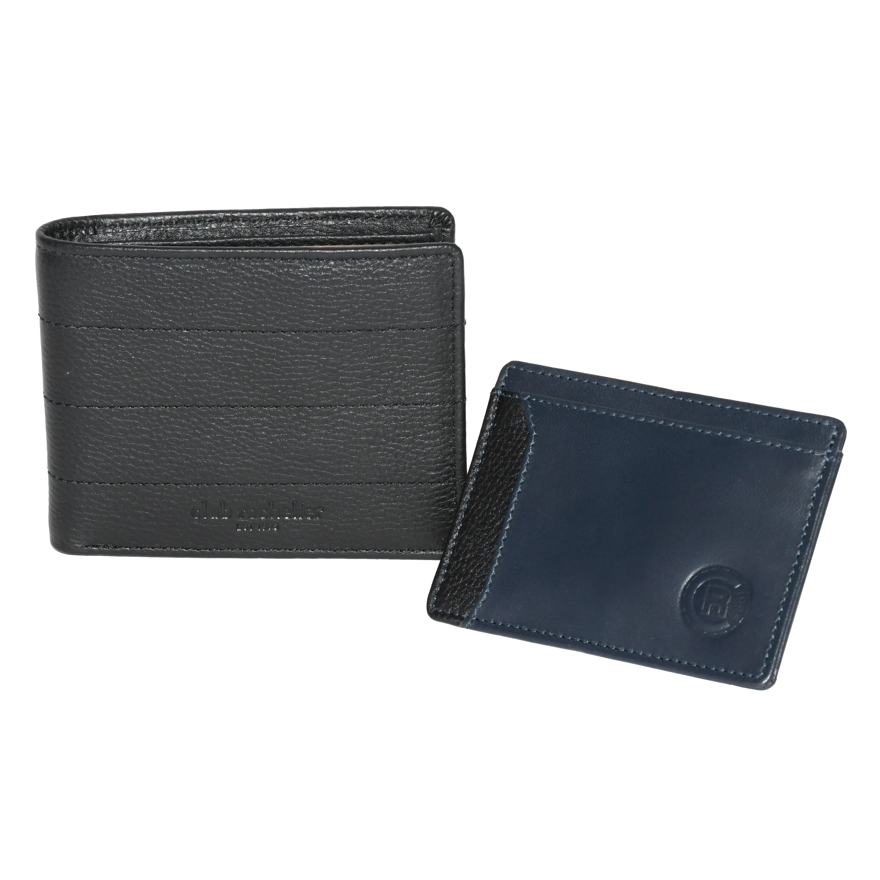 Club Rochelier Men's Billfold with Removable Card Holder