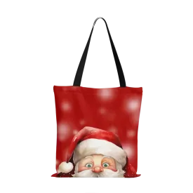 Custom Logo Gifts, Custom Corporate Client Gifts Personalized Christmas Tote Bag, Custom X-Max,Santa Tote Bag Gift,PR228-23020149