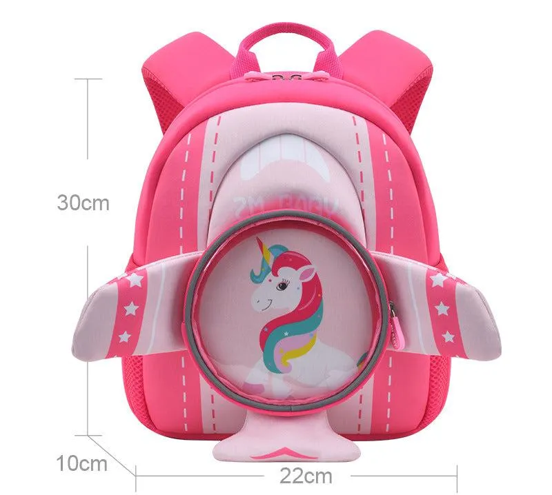 Cute 3D Cartoon Kindergarten Schoolbag for Boys & Girls