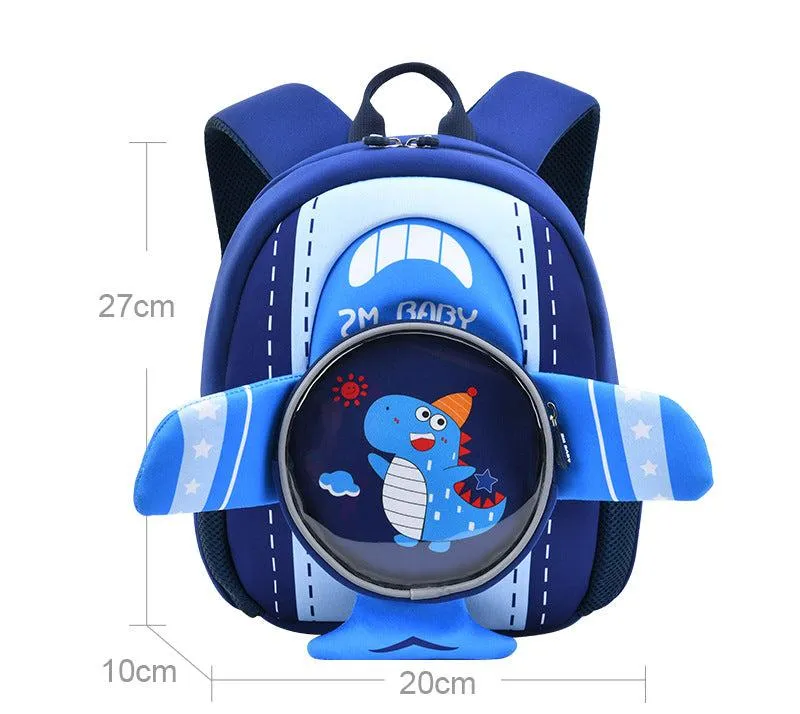 Cute 3D Cartoon Kindergarten Schoolbag for Boys & Girls