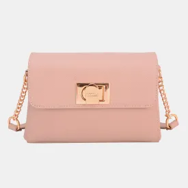 David Jones PU Leather Crossbody Bag