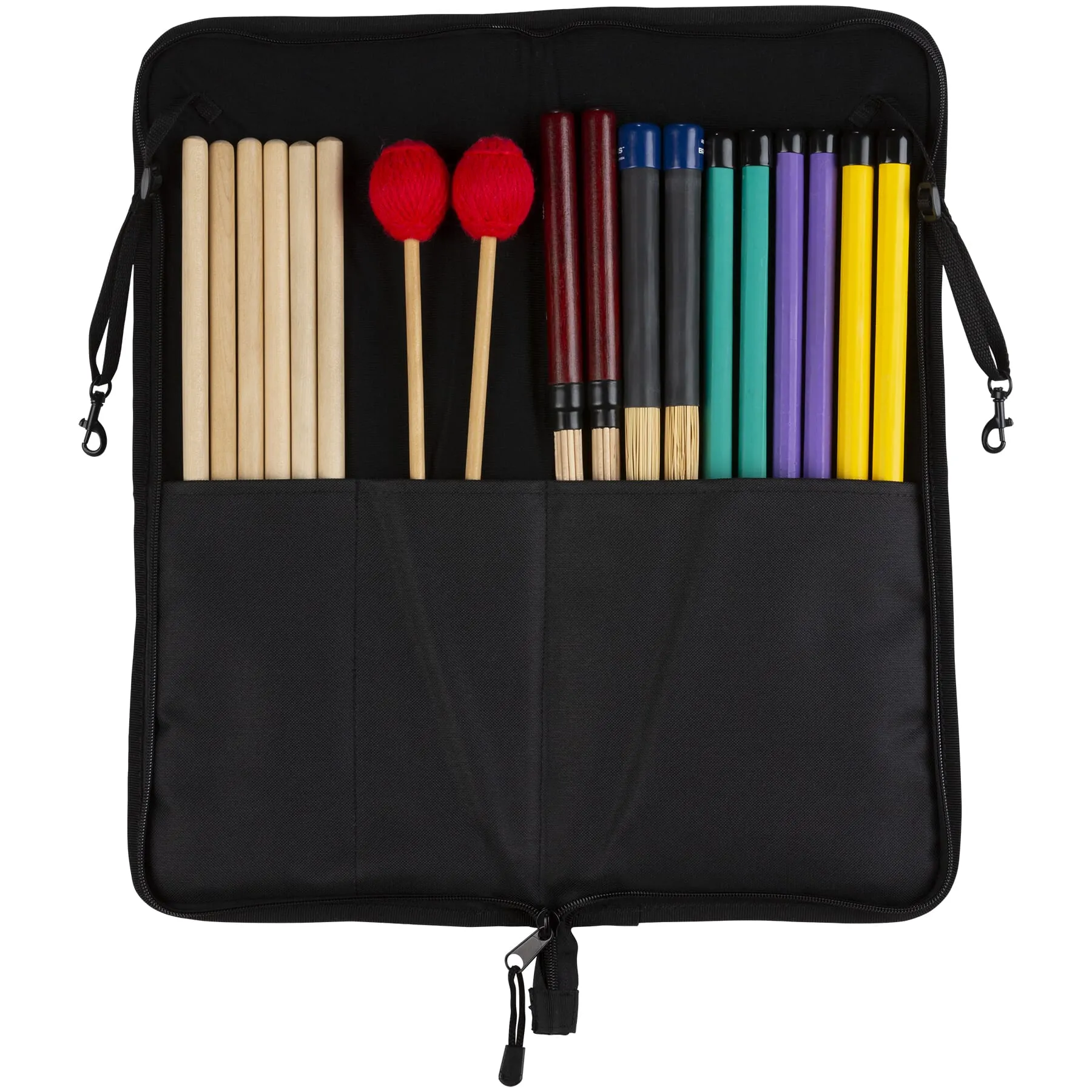 ddrum Stikpak Backpack with Zip Off Stick Bag - Black DDSTIKPAK