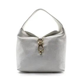 Dooney & Bourke Logo Hook Shoulder Bags Leather White Colour For Women