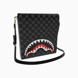 Drip Check Shark Messenger Sling Bag