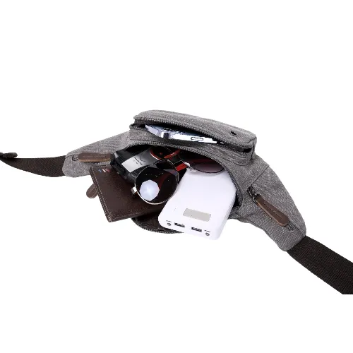 Eagle Canvas Men's Waist Bag for Travel