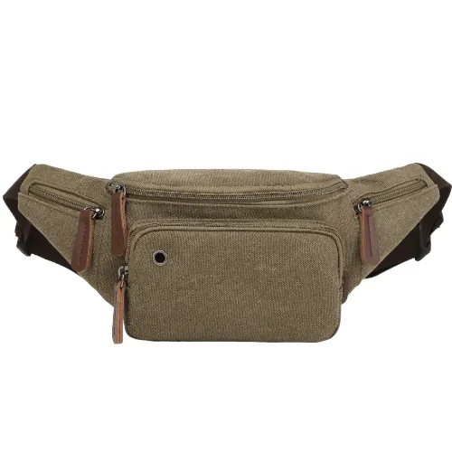 Eagle Canvas Men's Waist Bag for Travel