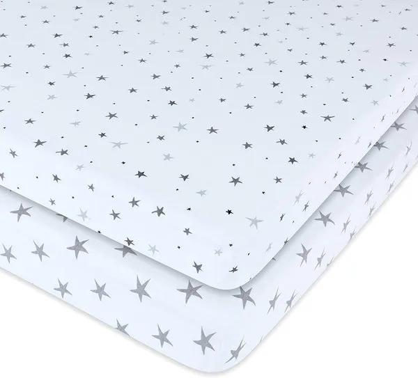 Ely's & Co. Waterproof Crib Sheet - 2 Pack