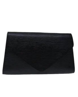 Epi Leather Art Deco Clutch Bag with Scratches and Rubbing Made in France