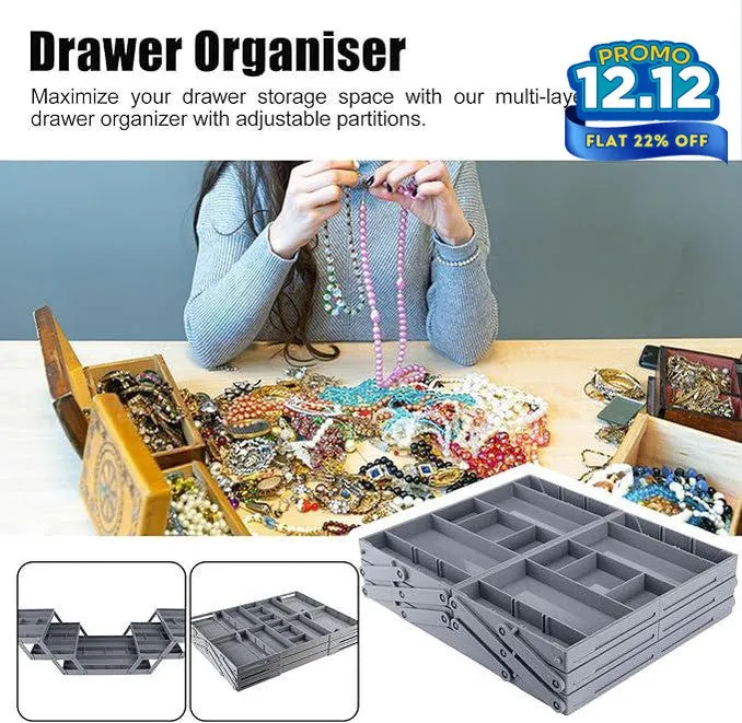 Expandable Drawer Organizer Trays