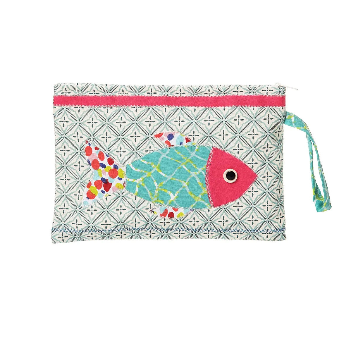 Fish Wristlet Pouch