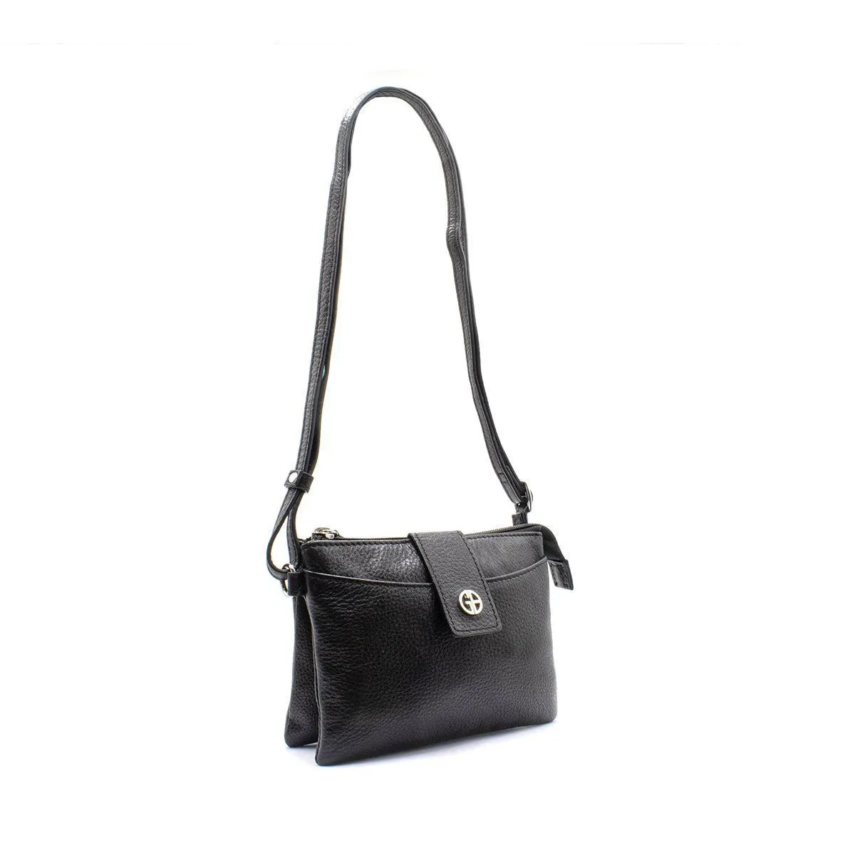 Giani Bernini Mini Crossbody Bags Leather Black Colour For Women