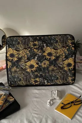 Golden Sunflower Laptop Bag