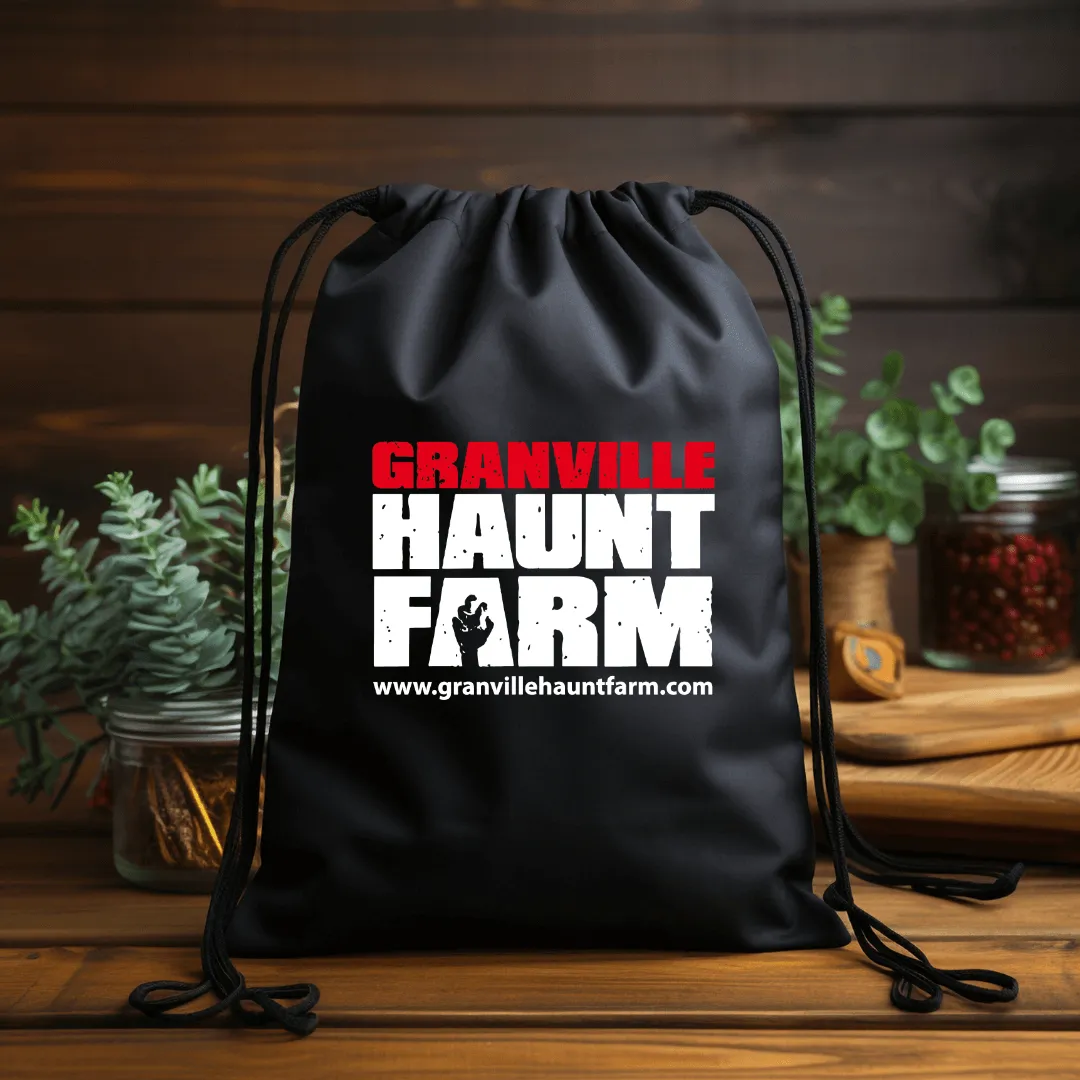 Granville Haunt Farm Drawstring Cinch Bag