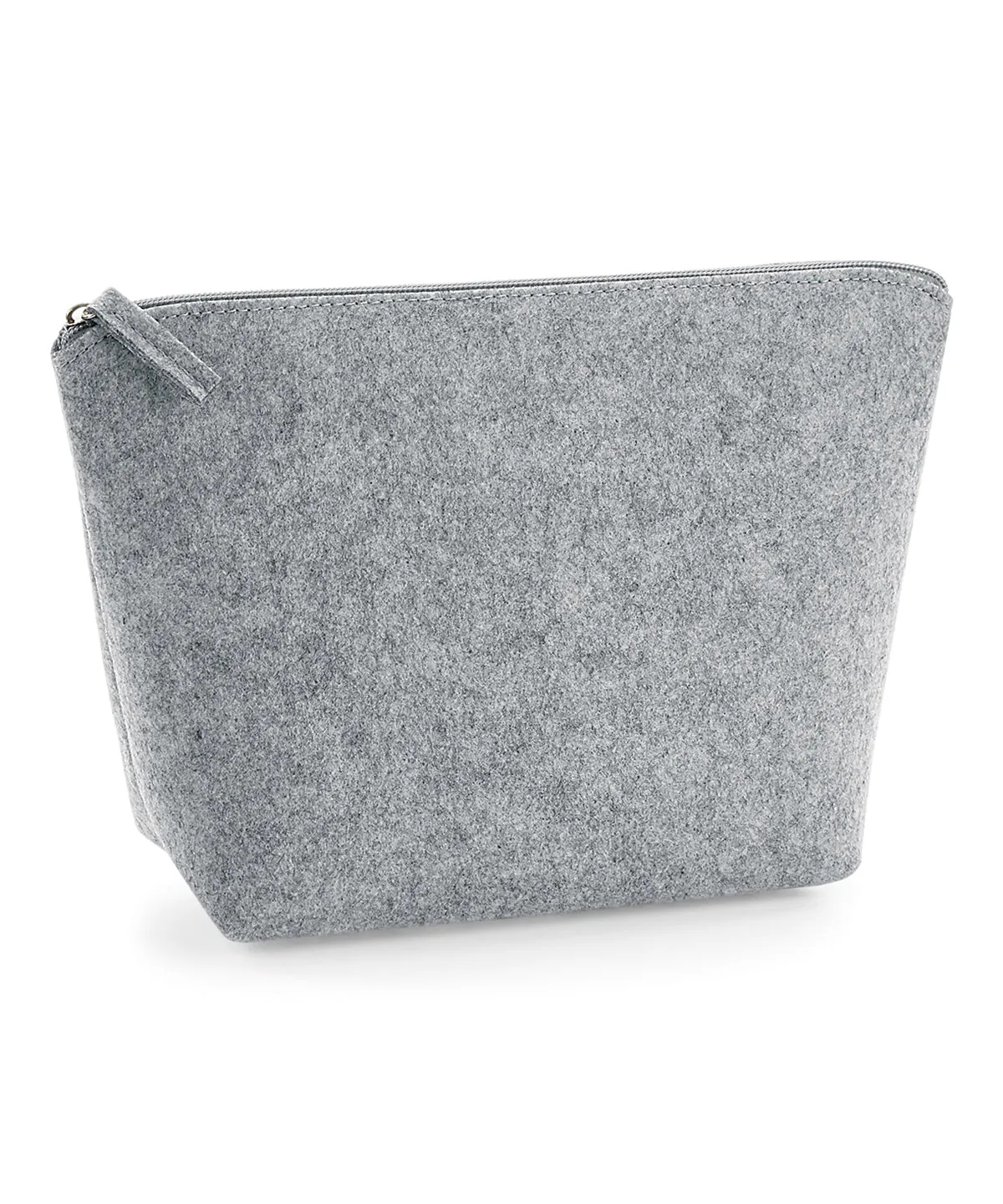 Grey Melange - Felt accessory bag