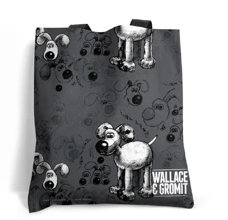 Gromit Grey Sketch Tote Bag