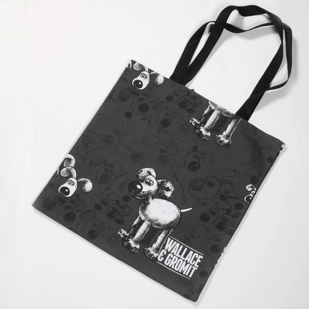 Gromit Grey Sketch Tote Bag