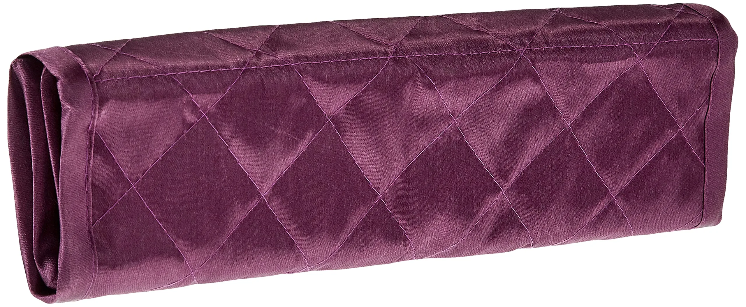 Kuber Industries™ Foldable Payal kit Travel Toilerty Bag |Travelling Organiser|Quilted Satin Material (Purple)