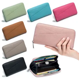 Leather RFID Purse | Long Wallet