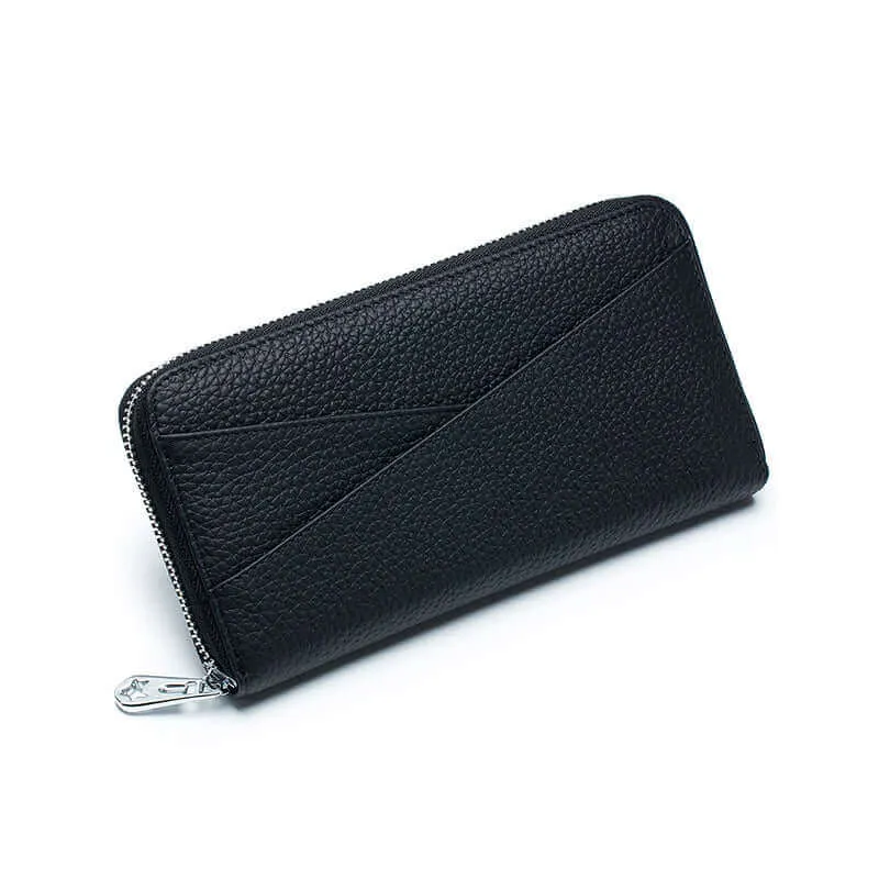 Leather RFID Purse | Long Wallet