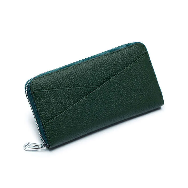 Leather RFID Purse | Long Wallet