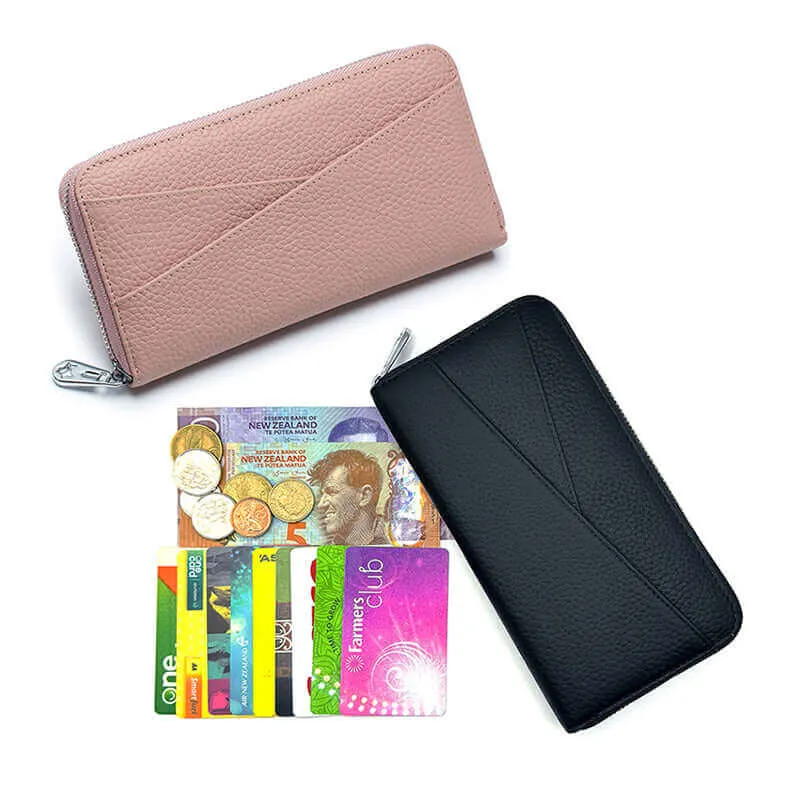 Leather RFID Purse | Long Wallet