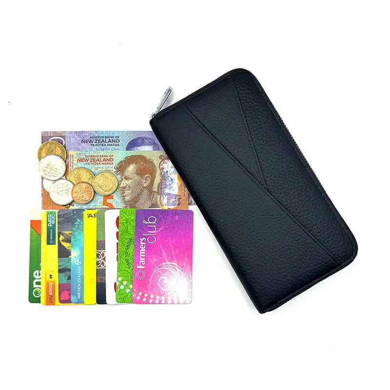 Leather RFID Purse | Long Wallet