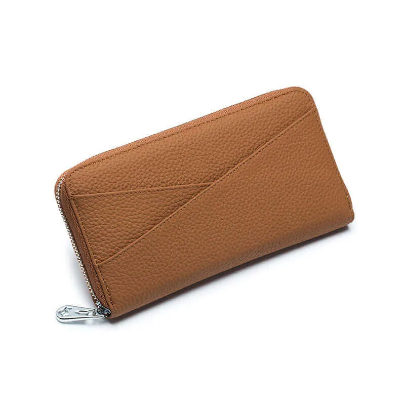 Leather RFID Purse | Long Wallet