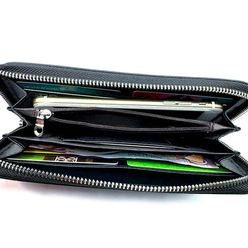 Leather RFID Purse | Long Wallet