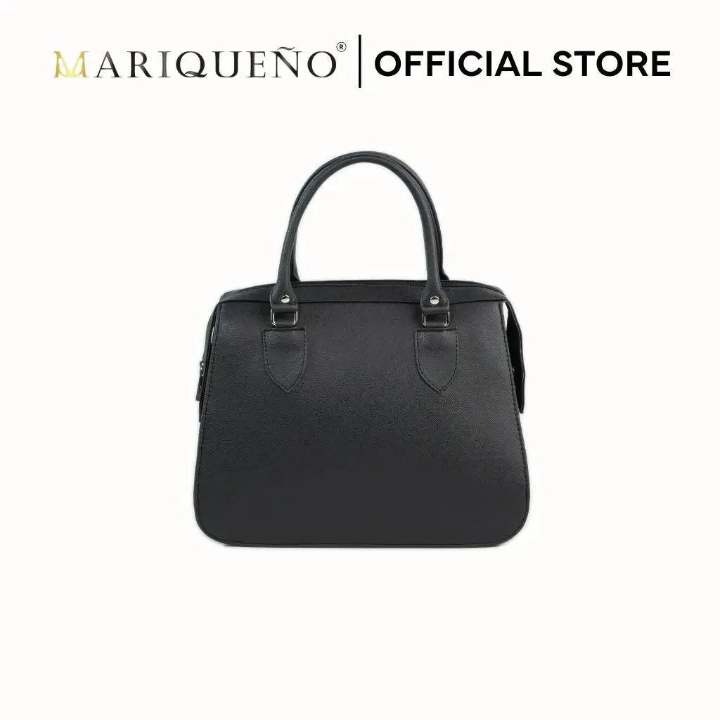 MARGAUX Classic Handbag with Sling in Black