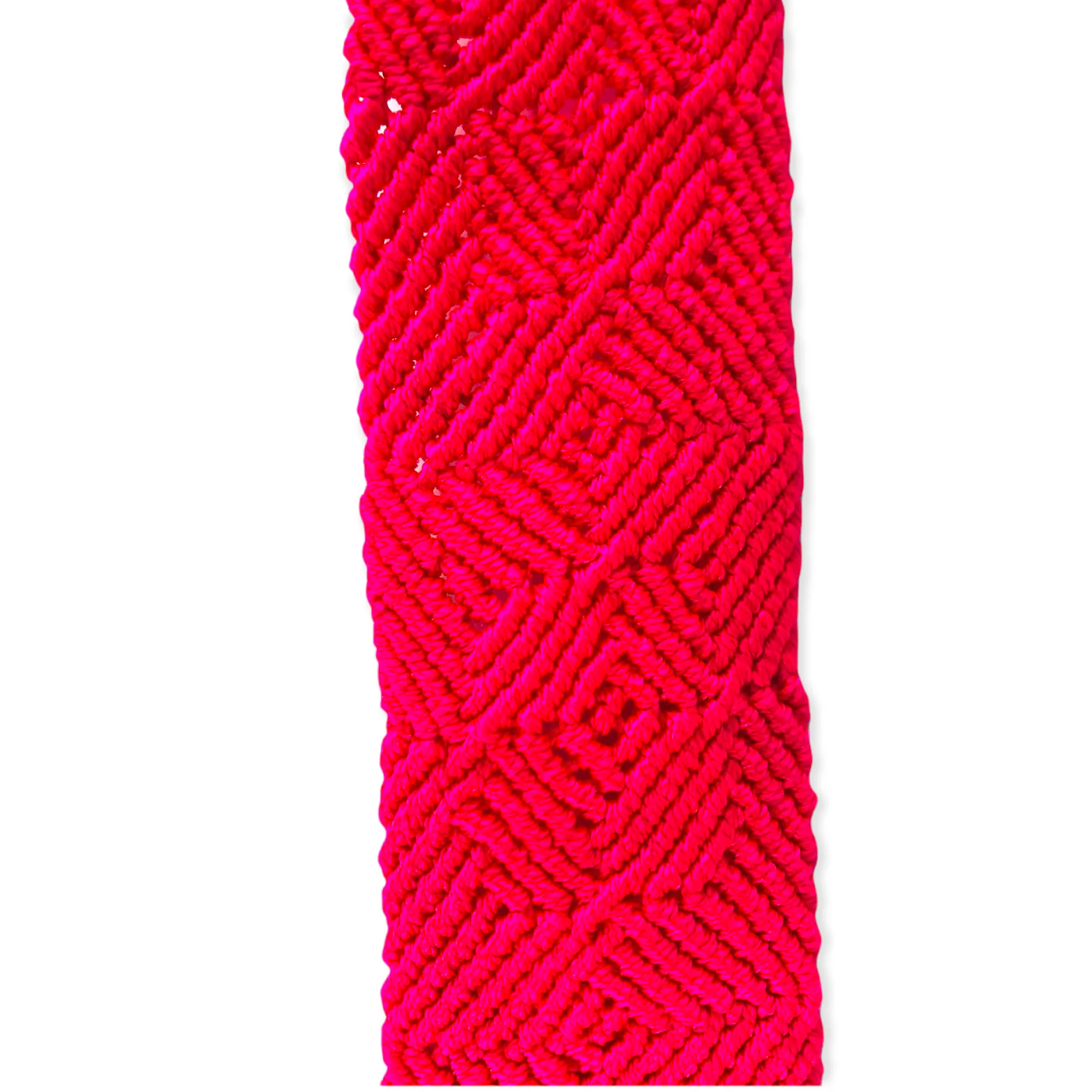 Maria Victoria |  Upcycled, Handwoven | Hot Pink