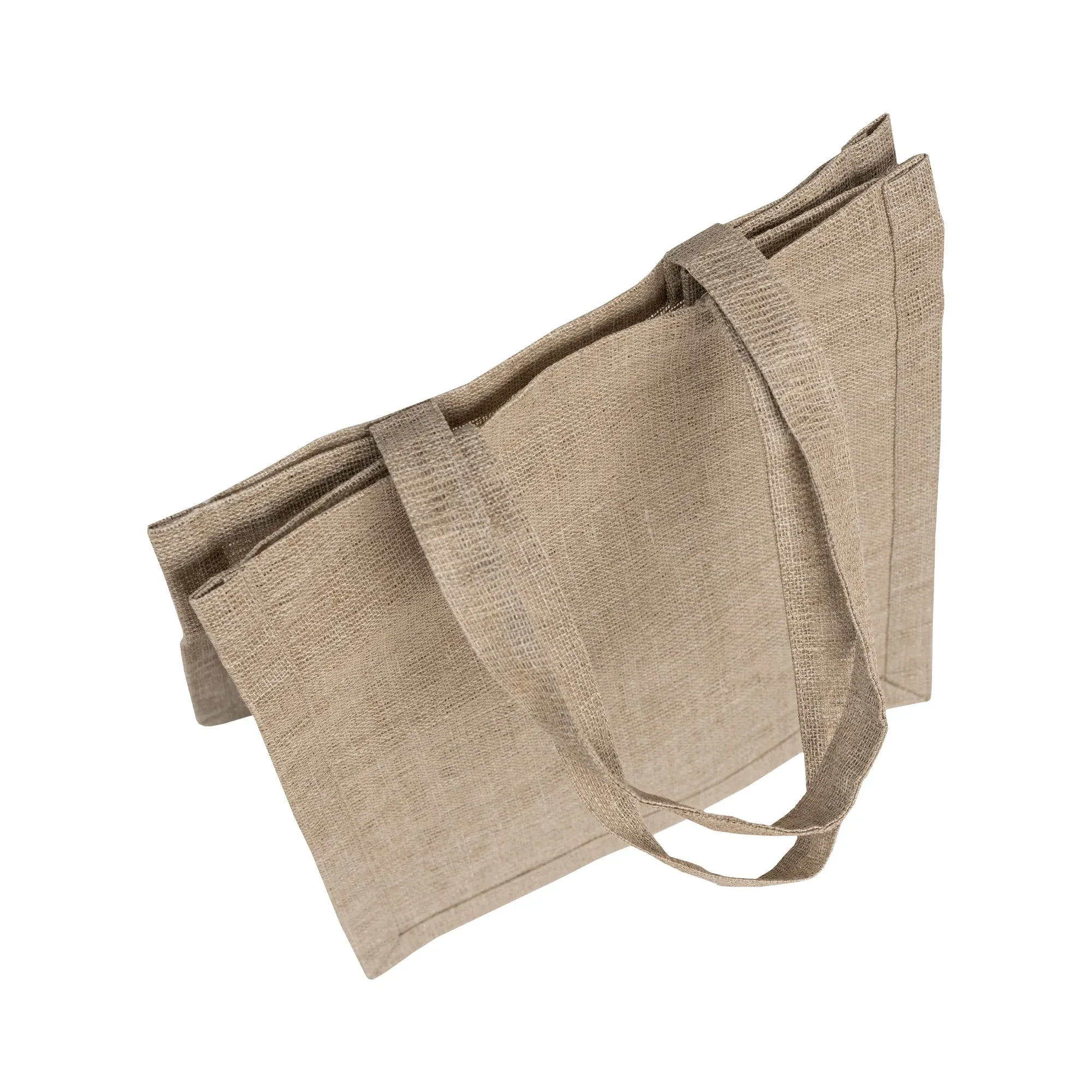 MENIQUE Rigid 100% Linen Tote Bag