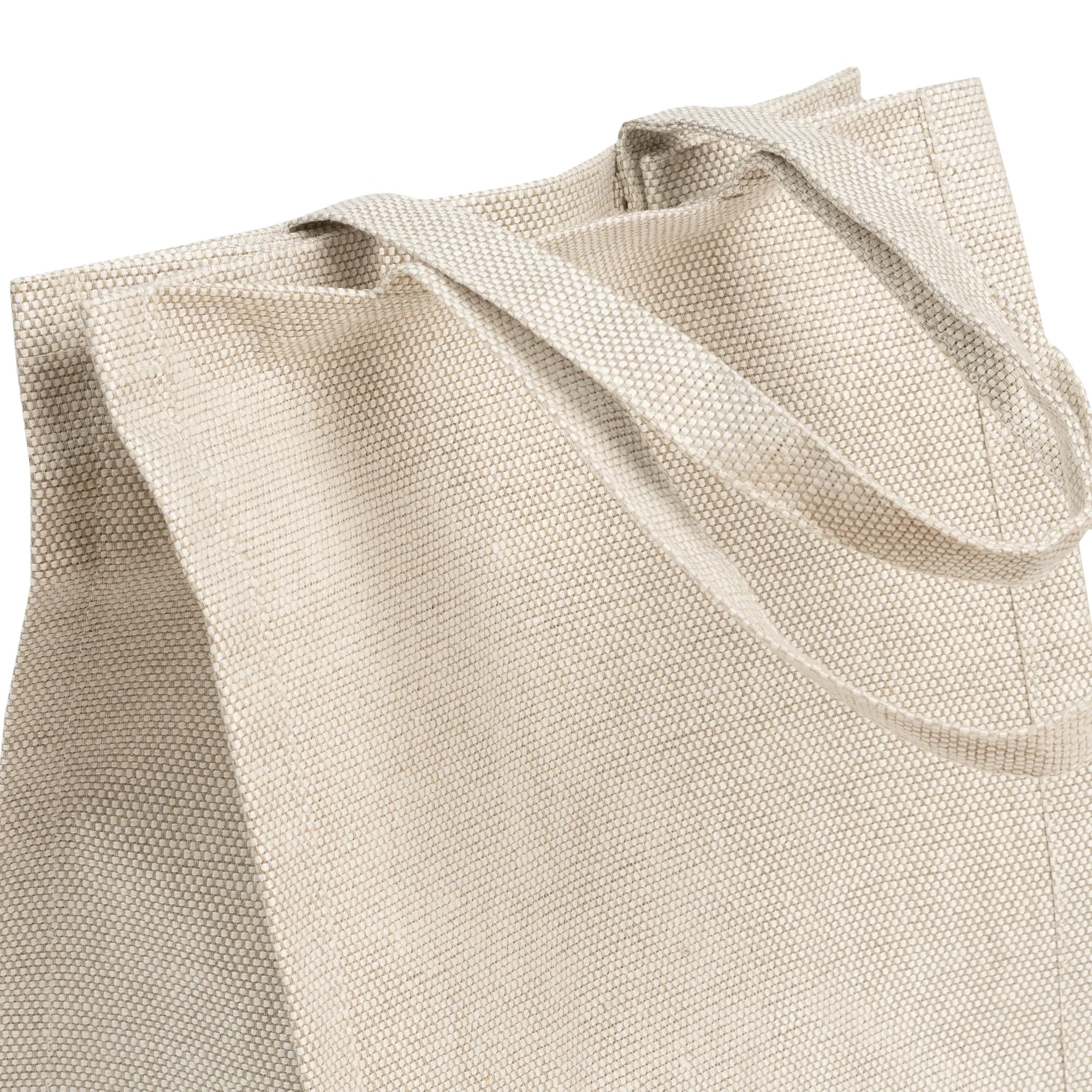 MENIQUE Rigid 100% Linen Tote Bag