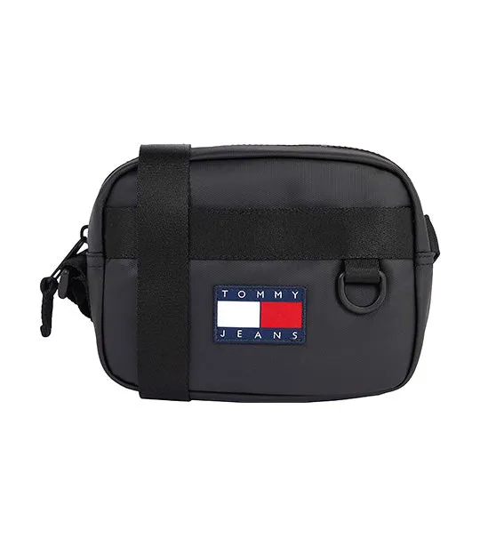 Men's Flag Logo Crossover Bag Black